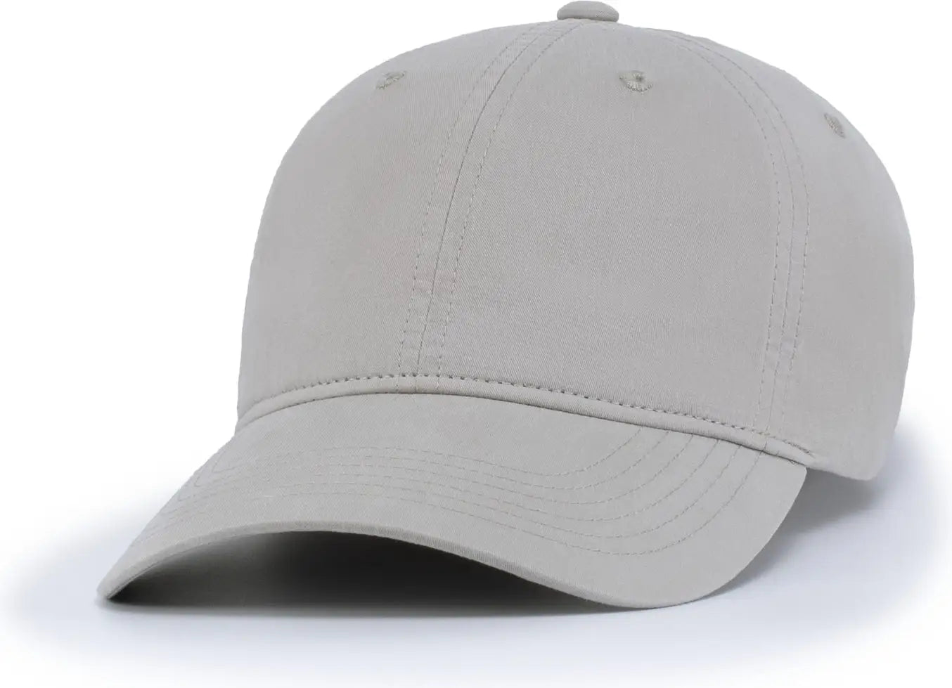 Pacific Headwear V57 Blank Vintage Buckle Strap Adjustable Cap - Silver - Light Gray / OS