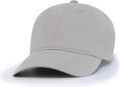 Pacific Headwear V57 Blank Vintage Buckle Strap Adjustable Cap - Silver - Light Gray / OS
