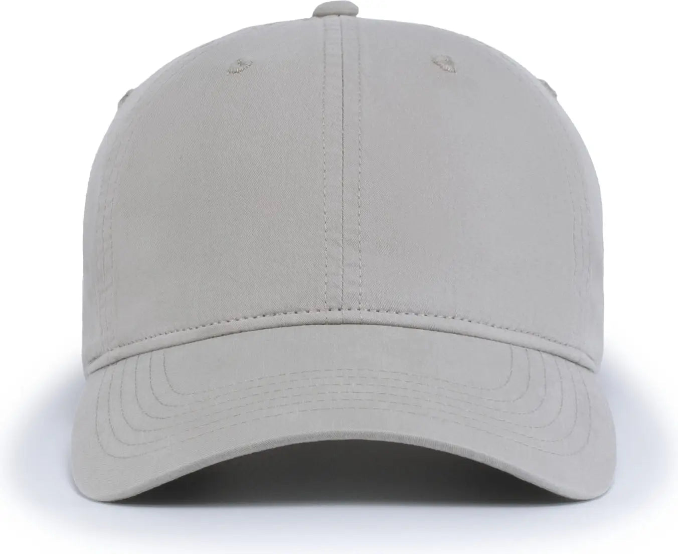 Pacific Headwear V57 Blank Vintage Buckle Strap Adjustable Cap - Silver - Light Gray / OS