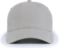 Pacific Headwear V57 Blank Vintage Buckle Strap Adjustable Cap - Silver - Light Gray / OS