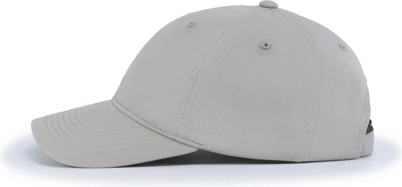 Pacific Headwear V57 Blank Vintage Buckle Strap Adjustable Cap - Silver - Light Gray / OS