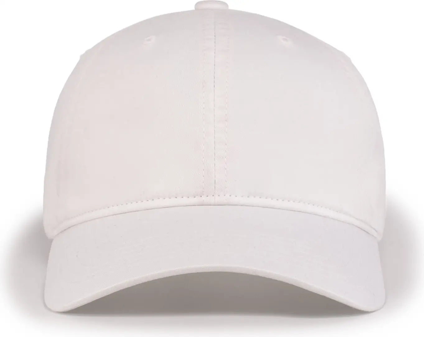 Pacific Headwear V57 Blank Vintage Buckle Strap Adjustable Cap - White - White / OS