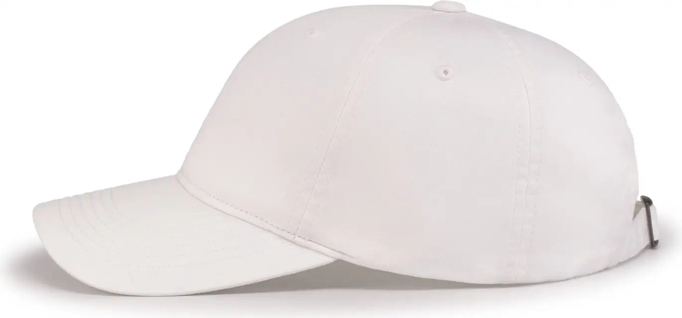 Pacific Headwear V57 Blank Vintage Buckle Strap Adjustable Cap - White - White / OS