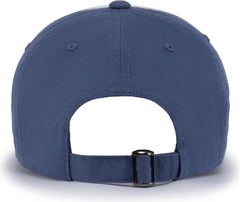 Pacific Headwear V57 Blank Vintage Buckle Strap Adjustable Cap - White Royal Royal - White Royal / OS