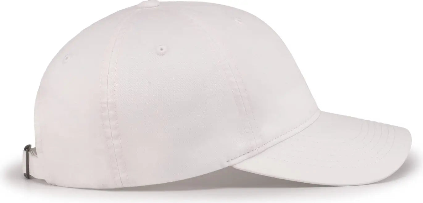 Pacific Headwear V57 Blank Vintage Buckle Strap Adjustable Cap - White - White / OS