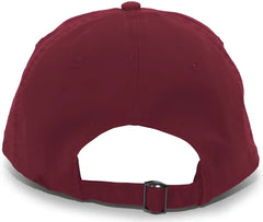 Pacific Headwear V57 Vintage Buckle Strap Adjustable Cap - Cardinal - Cardinal / 7’’ - 7 7/8’’