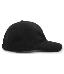 Pacific Headwear V57 Vintage Cotton Buckle Back Cap - Black - Black / 7’’ - 7 7/8’’