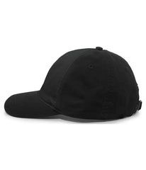 Pacific Headwear V57 Vintage Cotton Buckle Back Cap - Black - Black / 7’’ - 7 7/8’’