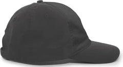 Pacific Headwear V57 Vintage Cotton Buckle Back Cap - Charcoal - Dark Gray / 7’’ - 7 7/8’’