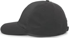 Pacific Headwear V57 Vintage Cotton Buckle Back Cap - Charcoal - Dark Gray / 7’’ - 7 7/8’’