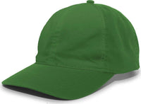 Pacific Headwear V57 Vintage Cotton Buckle Back Cap - Kelly - Kelly / 7’’ - 7 7/8’’