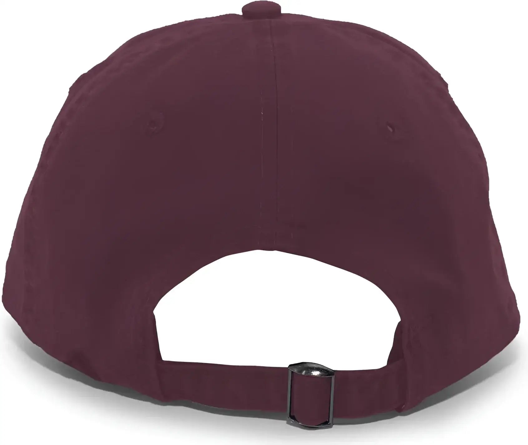 Pacific Headwear V57 Vintage Cotton Buckle Back Cap - Maroon - Maroon / 7’’ - 7 7/8’’