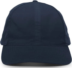 Pacific Headwear V57 Vintage Cotton Buckle Back Cap - Navy - Navy / 7’’ - 7 7/8’’