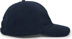 Pacific Headwear V57 Vintage Cotton Buckle Back Cap - Navy - Navy / 7’’ - 7 7/8’’