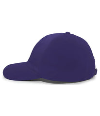 Pacific Headwear V57 Vintage Cotton Buckle Back Cap - Purple - Purple / 7’’ - 7 7/8’’