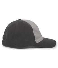 Pacific Headwear V57 Vintage Cotton Buckle Back Cap - Silver Charcoal - Light Gray Dark Gray / 7’’ - 7 7/8’’