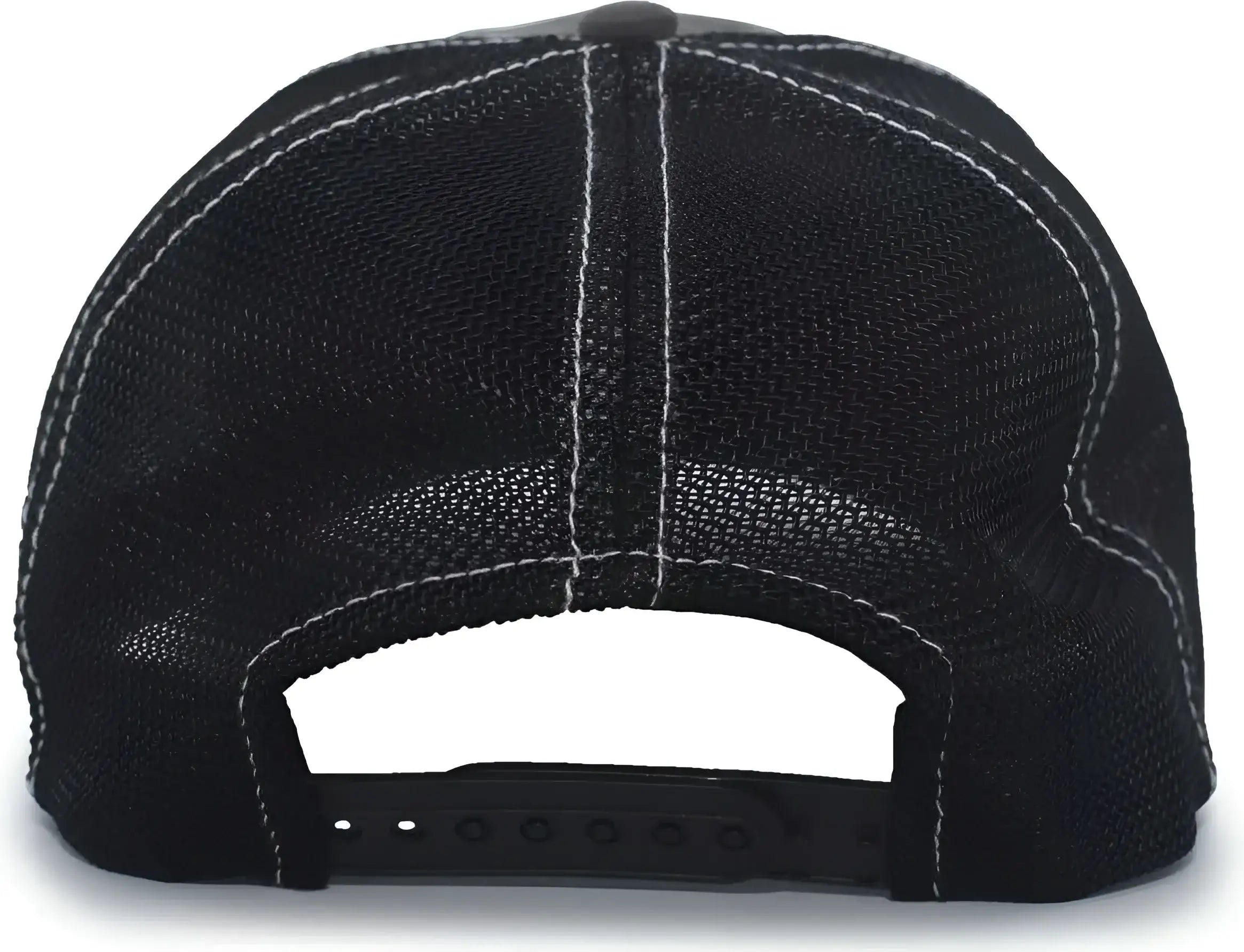 Pacific Headwear V67 Vintage Trucker Snapback Cap - Charcoal Black Charcoal - Charcoal Black Charcoal / 7’’ - 7 7/8’’