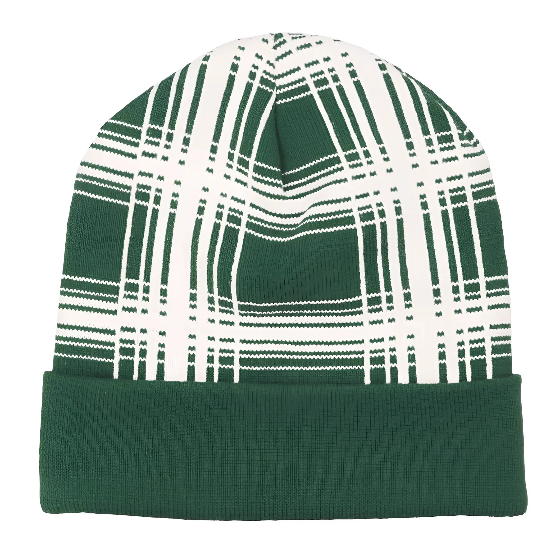 Pennant HW24 Mega Plaid Beanie Forest Green Dark / OSFM