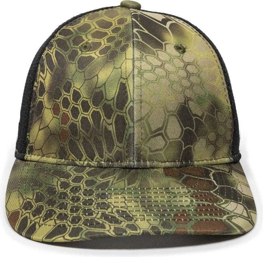 OC Sports PFC-150M Adjustable Mesh Back Cap - Kryptek Mandrake  Black | HIT a Double