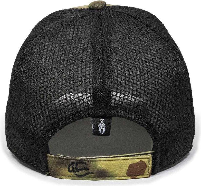 OC Sports PFC-150M Adjustable Mesh Back Cap - Kryptek Mandrake  Black | HIT a Double