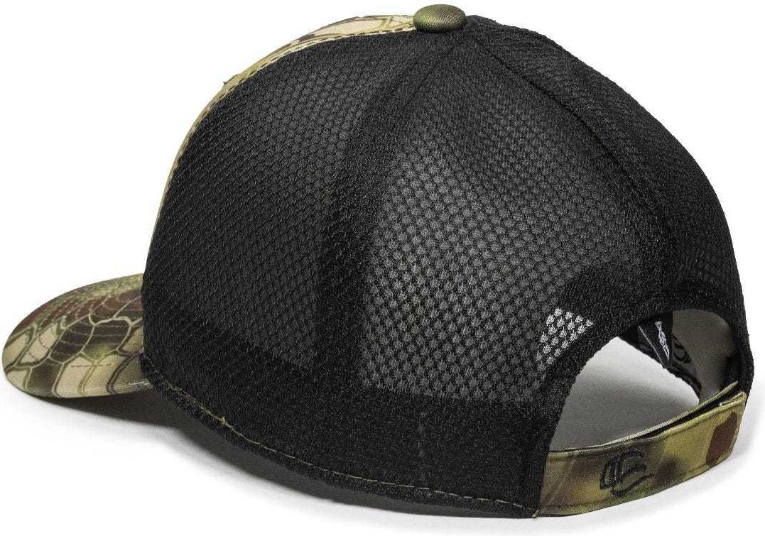 OC Sports PFC-150M Adjustable Mesh Back Cap - Kryptek Mandrake  Black | HIT a Double