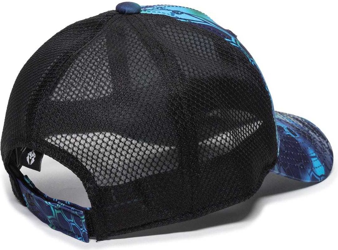 OC Sports PFC-150M Adjustable Mesh Back Cap - Kryptek Pontus  Black | HIT a Double