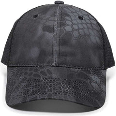 OC Sports PFC-150M Adjustable Mesh Back Cap - Kryptek Typhon  Black | HIT a Double