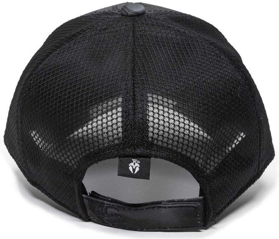 OC Sports PFC-150M Adjustable Mesh Back Cap - Kryptek Typhon  Black | HIT a Double