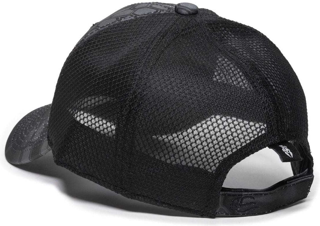 OC Sports PFC-150M Adjustable Mesh Back Cap - Kryptek Typhon  Black | HIT a Double