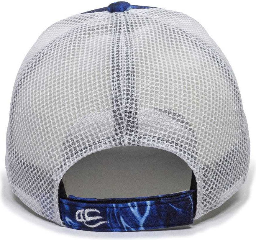 OC Sports PFC150M Performance Camo Mesh-Back Cap - Mossy Oak Marlin/ White | HIT a Double