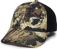 OC Sports PFC150M Performance Camo Mesh-Back Cap - Veil Whitetail Black | HIT a Double