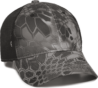 OC Sports PFC-150M Adjustable Mesh Back Cap - Kryptek Raid  Black | HIT a Double