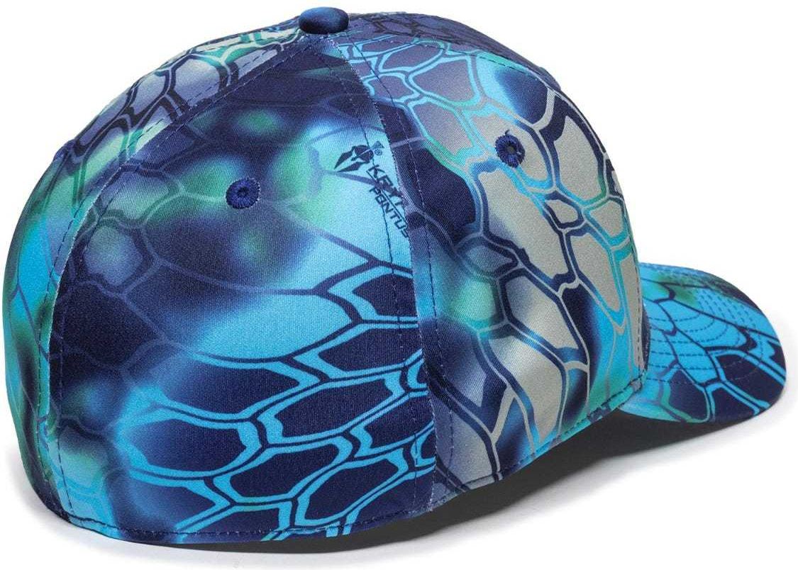 OC Sports PFX-700 Flexible Fitting Cap - Kryptek Pontus - HIT a Double - 7