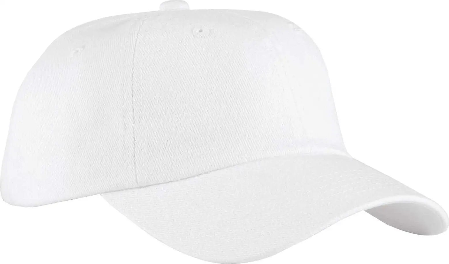 Port Authority BTU Brushed Twill Cap - White - White / One Size Fits Most