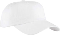 Port Authority BTU Brushed Twill Cap - White - White / One Size Fits Most