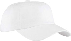 Port Authority BTU Brushed Twill Cap - White - White / One Size Fits Most