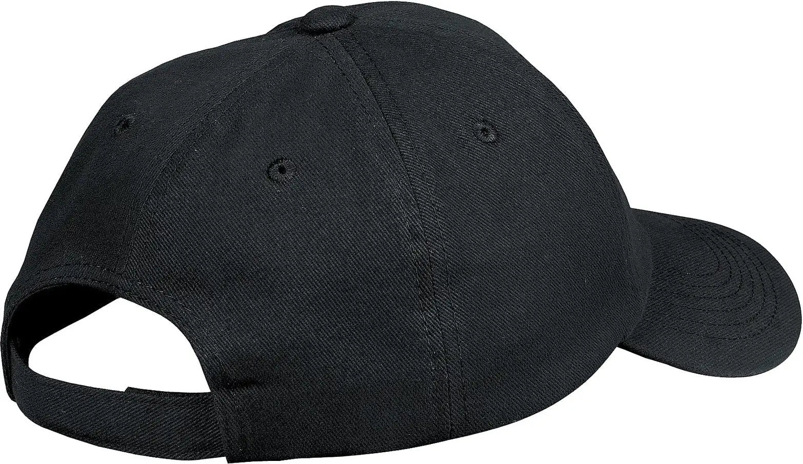 Port Authority BTU Unstructured Brushed Twill Cap - Black - Black / One Size Fits Most