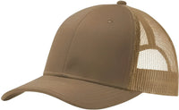 Port Authority C112 Snapback Trucker Cap - Brown - Brown / One Size Fits Most