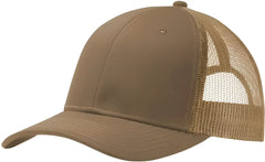 Port Authority C112 Snapback Trucker Cap - Brown - Brown / One Size Fits Most