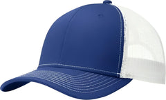 Port Authority C112 Snapback Trucker Cap - Patriot Blue White - Navy White / One Size Fits Most