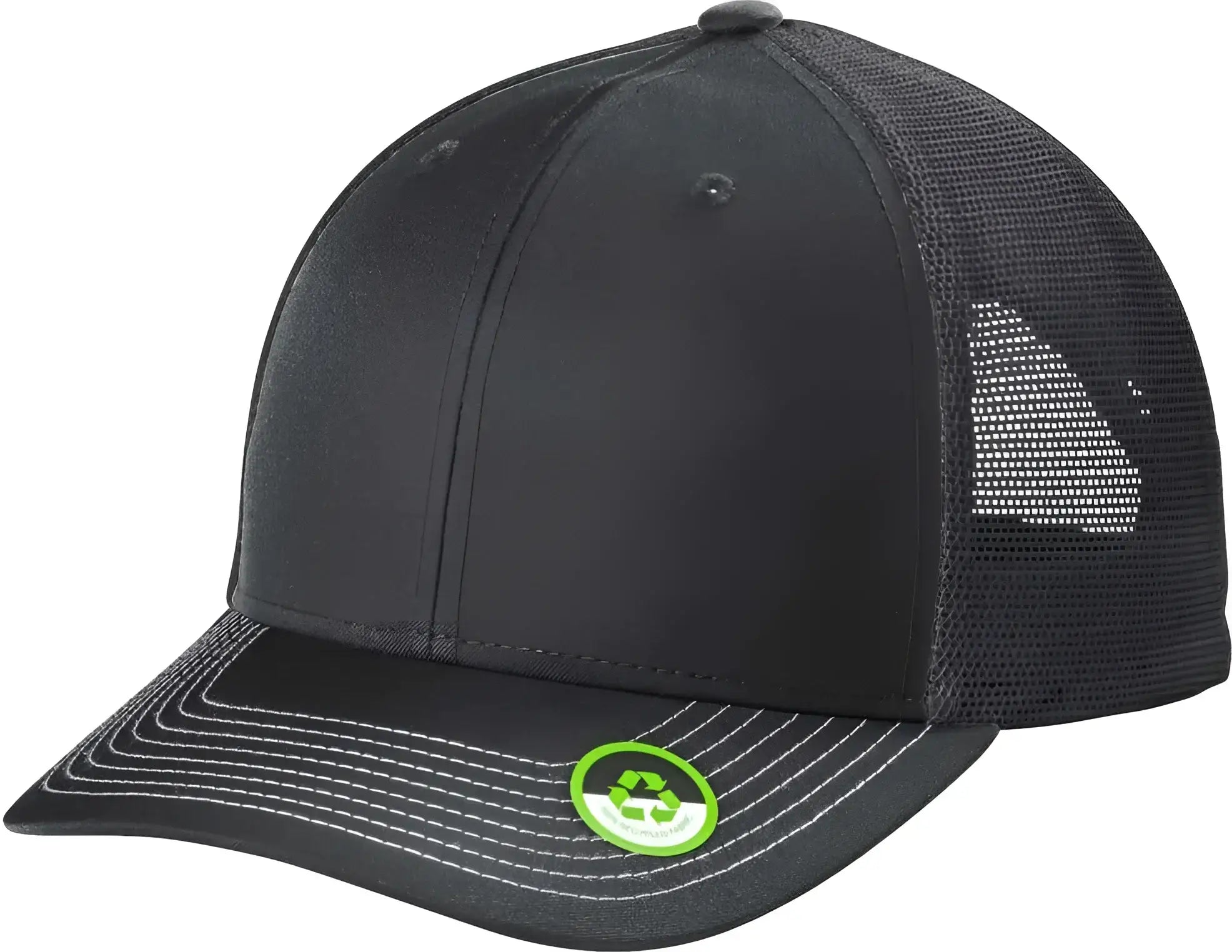 Port Authority C112ECO Eco Snapback Trucker Cap - Gray Steel - Dark Gray / OSFA