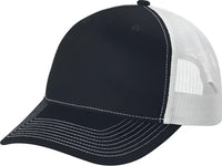 Port Authority C115 Snapback Five Panel Trucker Cap Rich Navy White Navy White / Adult OSFM