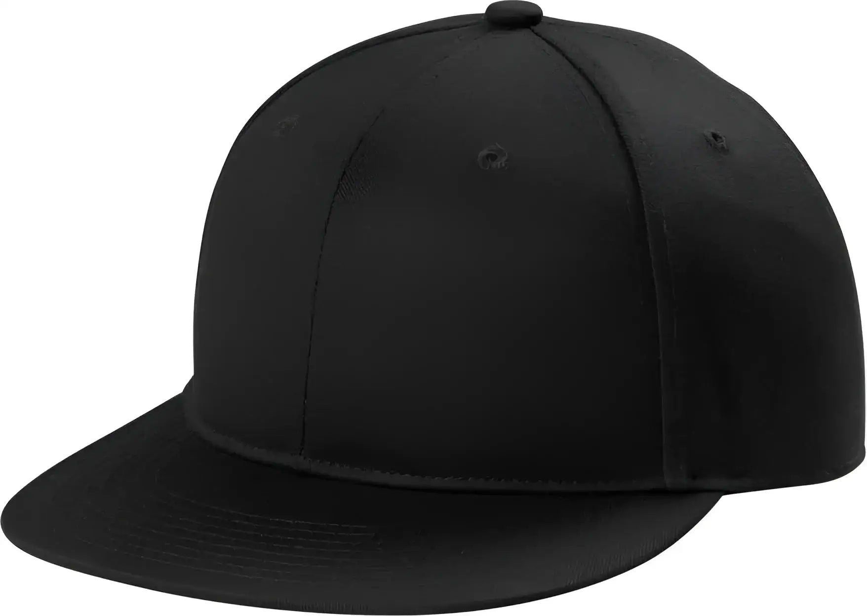 Port Authority C116 Snapback Flat Bill Cap - Black - Black / Adult OSFM