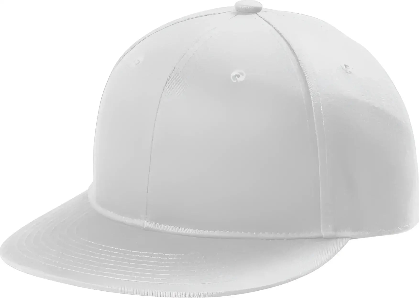 Port Authority C116 Snapback Flat Bill Cap - White - White / Adult OSFM