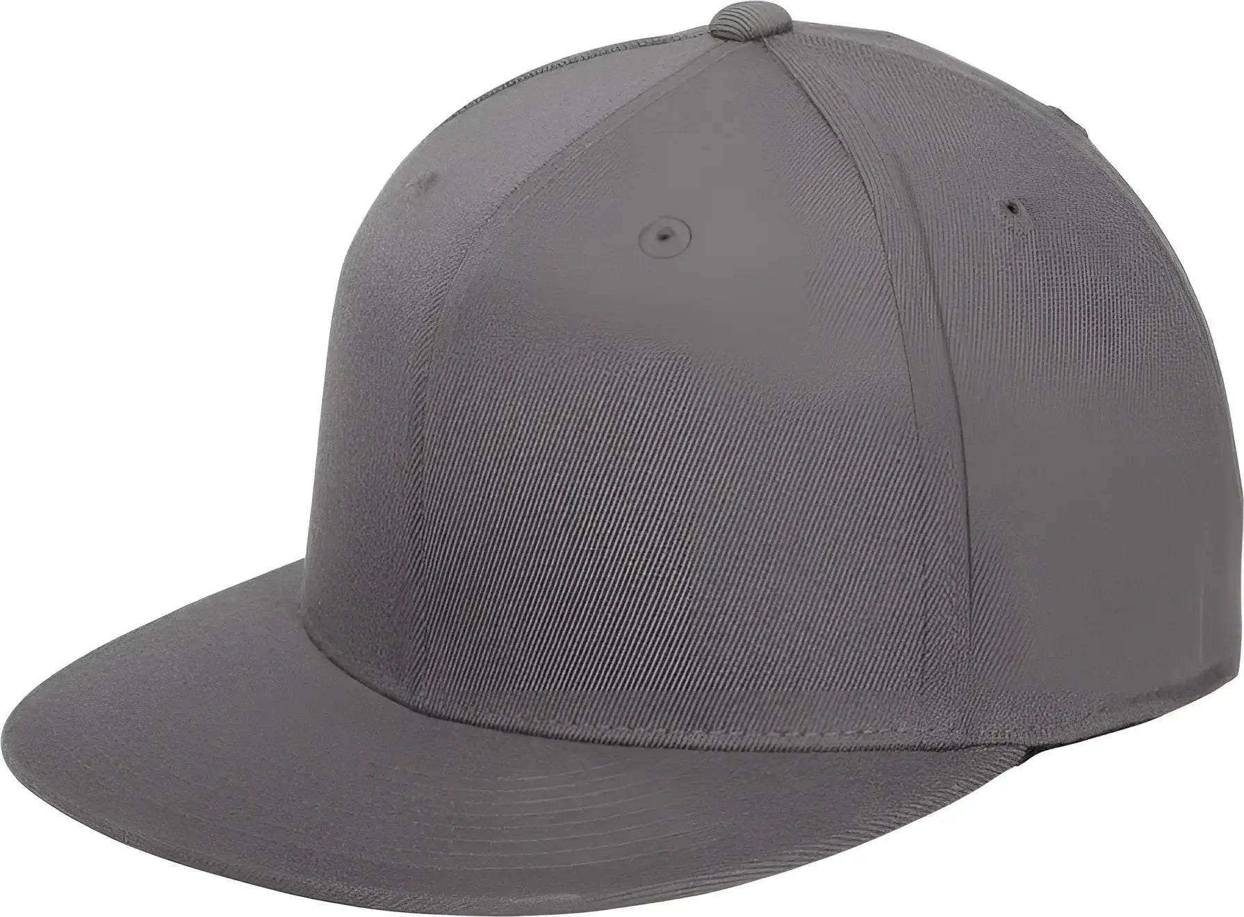 Port Authority C808 Flexfit 210 Flat Bill Cap - Gray - Gray / 7’’ - 7 3/8’’