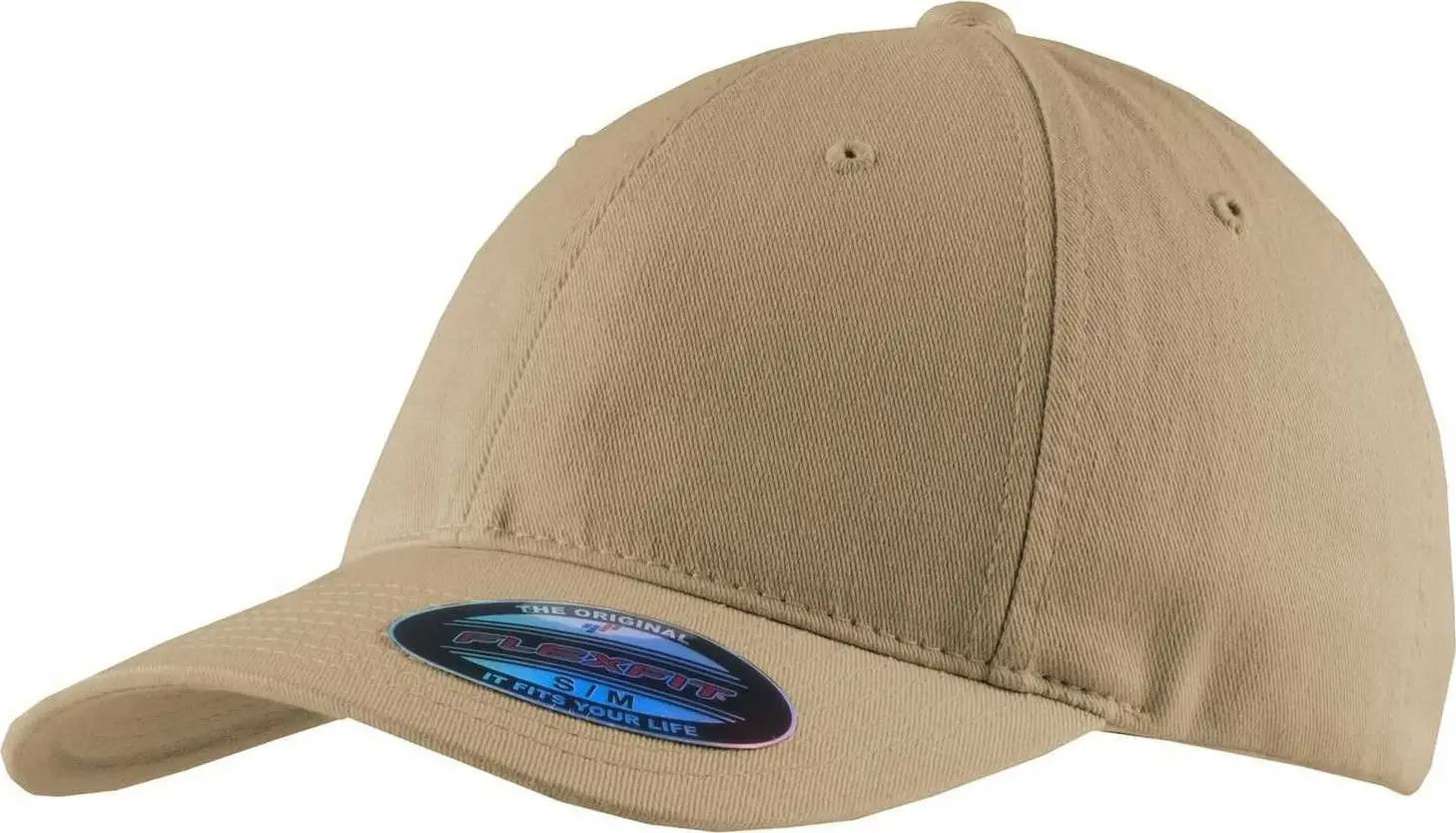 Port Authority C809 Flexfit Garment-Washed Cap - Khaki - Khaki / 7’’ - 7 3/8’’