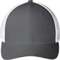 Port Authority C812 Flexfit Mesh Back Cap - Graphite White - Dark Gray White / Adult S/M