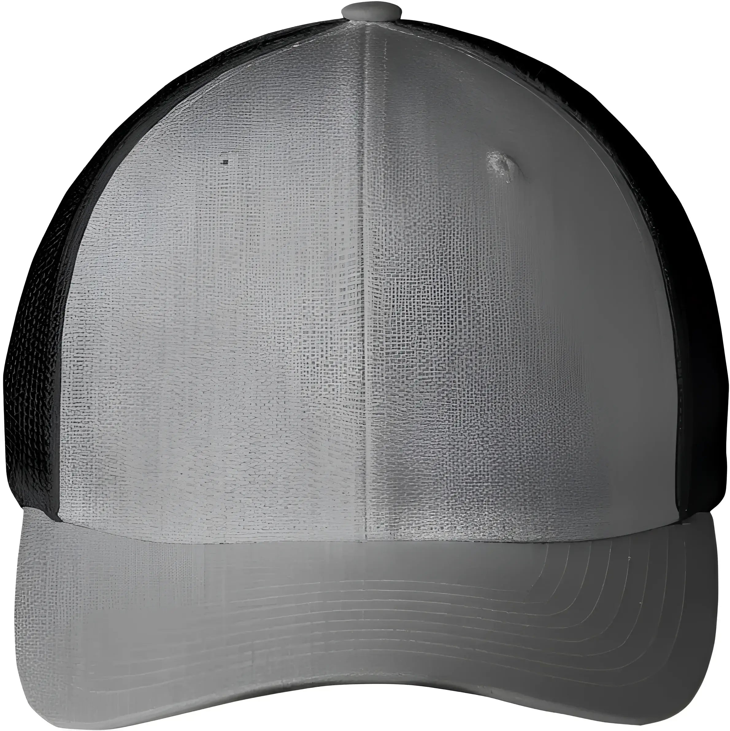 Port Authority C812 Flexfit Mesh Back Cap - Heather Gray Black - Gray Black / Adult S/M
