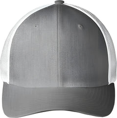 Port Authority C812 Flexfit Mesh Back Cap - Heather Gray White - Gray White / Adult S/M