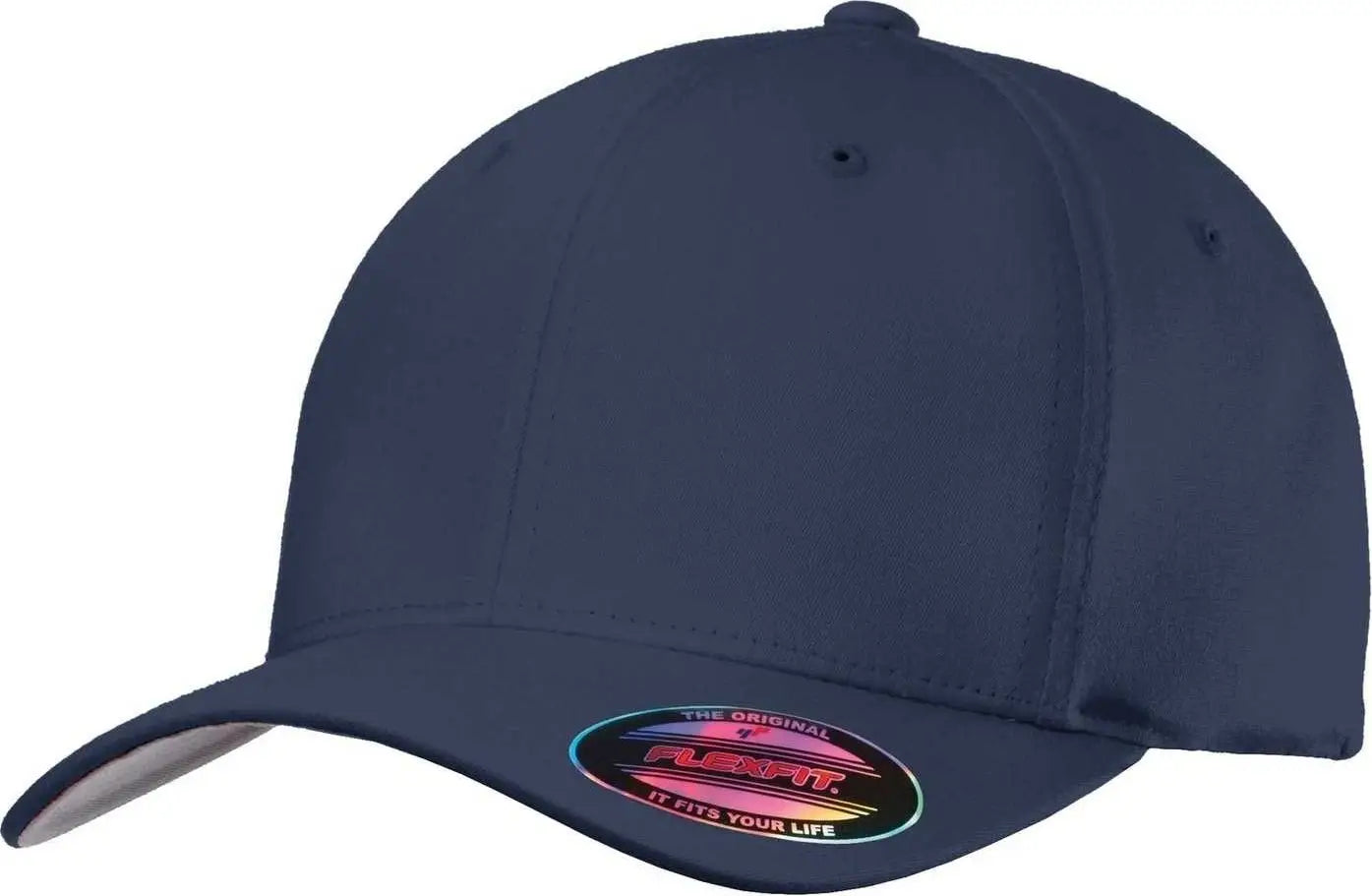 Port Authority C813 Flexfit Cotton Twill Cap - True Navy - Navy / 7’’ - 7 3/8’’